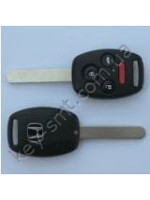 HONDA Ключ с лезвием HON66 с 3 кнопками +PANIC.