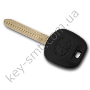 Корпус ключа с местом под чип Toyota Land Cruizer, Camry, Corolla и другие, лезвие TOY43, тип 2 /D