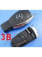 MERCEDES Контейнер рыбка с ключом и платой под 315Mhz(M036)