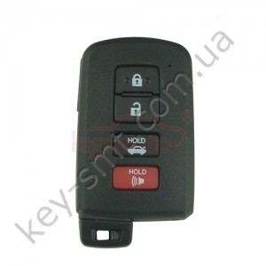 Корпус смарт ключа Toyota Avalon, Camry, Corolla, 3+1 кнопки /D