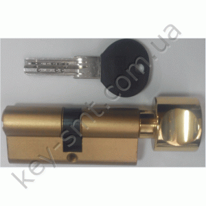 Циліндр R90 вороток-ключ (45*55) хром