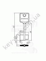 MAE8D 63mmх12,5mmх19,3mmх38mm MAUER 63 mm