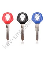 Корпус ключа с местом под чип Yamaha MT-01, MT-03, MT-07 и другие, лезвие YH35R (длинное лезвие), красный /D