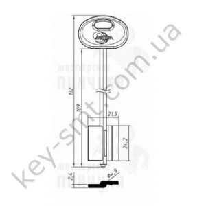 Меттэм  2019 (132х4,9х24,2)MET23DP(DV513) желтый