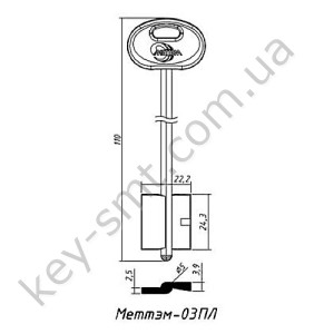 Меттем-03ПЛ -довг. шир. Білий
