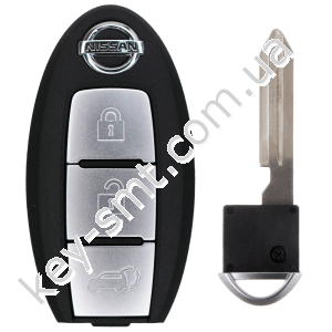 Смарт ключ Nissan Teana, 433 Mhz, TWB1G652, PCF7936/ ID46, 3 кнопки /D