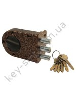 Замок накладной Аріко ЗН-3 (3-х риг.)