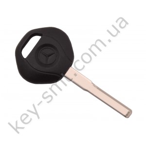 Корпус ключа с местом под чип Mercedes C-class, E-class, ML-class, лезвие HU64, с лого, тип 1 /D