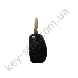Корпус выкидного ключа Renault 3 кнопки, лезвие VAC102 /D