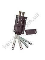 Замок накладной ЗН-3 /Голеол-Украина/  реечный алюмин корпус