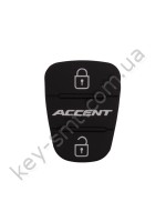 Hyundai Accent кнопки (резиновые) для выкидного ключа, 3 кнопки /D