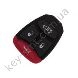 Chrysler кнопки (резиновые) для ключа, 3+1 кнопки, тип 1 /D