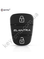 Hyundai Elantra кнопки (резиновые) для выкидного ключа, 3 кнопки /D