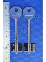 Класс -1 Короткий узкий ЦИНК (Китай)/90х15.1mm/4.9мм Белый