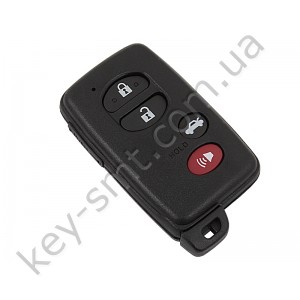 Корпус смарт ключа Toyota Rav4, Camry, Land Cruiser, Venza, 3+1 кнопки /D