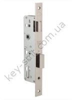 Замок врезной KALE 153 узкопроф. (20мм) с защелкой, никель