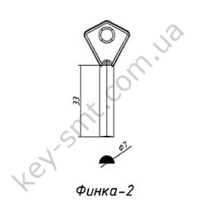 Фин-7мм-Латунь 