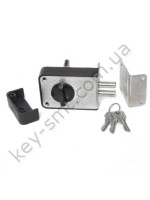 Замок накладной ПЕНЗА ЗН1-1 2х ригельный никель