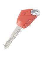 Корпус ключа с местом под чип Kawasaki LDT500, VN1500 и другие, лезвие KW14R, красный /D