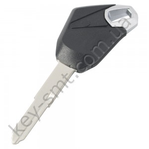 Корпус ключа с местом под чип Kawasaki LDT500, VN1500 и другие, лезвие KW14R, черный /D