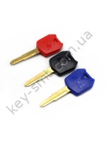 Корпус ключа с местом под чип Kawasaki NINJA ZX-14R, Kawasaki NINJA ZX-6R и другие, черный /D