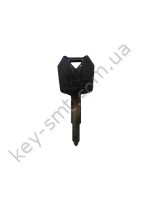 Корпус ключа с местом под чип Kawasaki, лезвие KW16R, чёрный /D