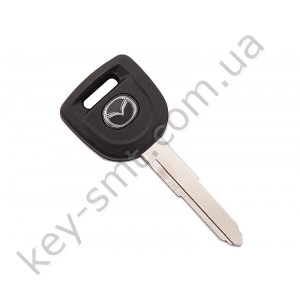 Корпус ключа с местом под чип Mazda CX-5, CX-7, CX-9 и другие, лезвие MAZ24R, с лого /D