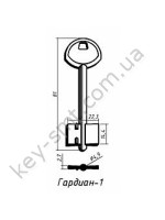 Гардиан-1 ЖЕЛТЫЙ /82х14.4мм/4.9мм  - узкий