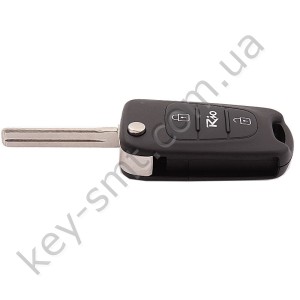 Корпус выкидного ключа Kia Rio, 3 кнопки, лезвие TOY48 /D