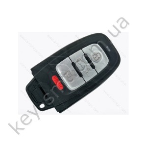Корпус смарт ключа Audi A4, A5, A6, A7, A8, Q5, 3+1 кнопки /D