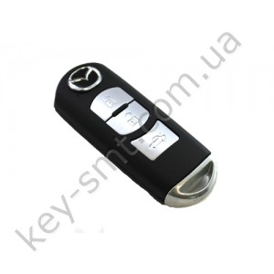 Корпус смарт ключа Mazda 3 кнопки, тип 1 /D