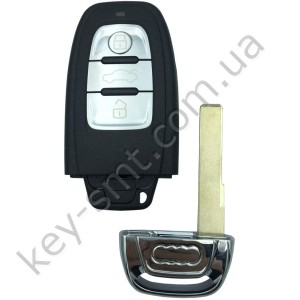 Корпус смарт ключа Audi A4/S4, A5/S5, A6/S6, A7/S7, A8/S8, Q5, 3 кнопки /D
