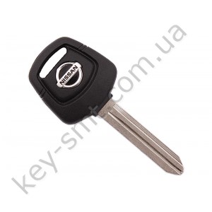 Корпус ключа с местом под чип Nissan Almera, Patrol, Primera и другие, лезвие NSN14, эмблема /D