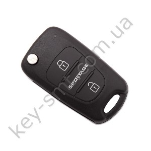 Корпус выкидного ключа Kia Sportage, 3 кнопки, лезвие TOY48 /D
