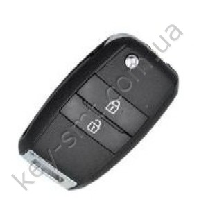 Корпус выкидного ключа Kia, 2 кнопки, лезвие HYN14R /D