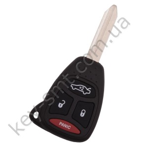 Корпус ключа Chrysler 3+1 кнопки тип 1, лезвие СY22 /D