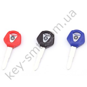 Корпус ключа с местом под чип Yamaha MT-01, MT-03, MT-07 и другие, лезвие YH35R, синий /D