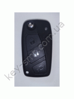 FIAT выкидной 3 кнопки BLACK (23/09)(77209) СУПЕР КАЧЕСТВО С ЛОГОТИПОМ !