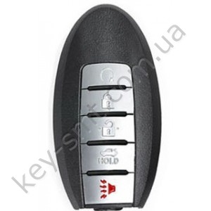 Корпус смарт ключа Nissan Rogue, Maxima, Pathfinder и другие, 4+1 кнопки /D