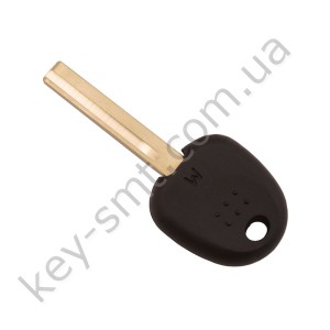 Корпус ключа с местом под чип Kia Morning, Picanto и другие, лезвие HYN17, с лого /D