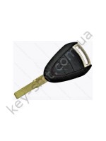 Корпус ключа Porsche 911 Targa, Boxster, Cayman и другие, 3 кнопки, лезвие HU66 /D