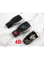 MERCEDES Контейнер рыбка 4 кнопки (M019)