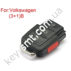 VOLKSWAGEN Верх 3 +1 кнопки для выкидного ключа (57551)i