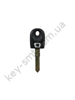 Корпус ключа с местом под чип Ducati 1198, 749 и другие KW17, чёрный /D