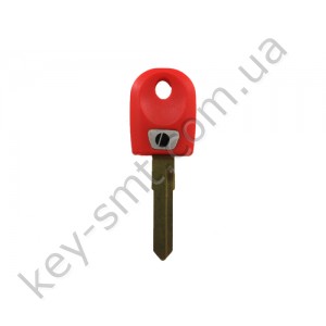 Корпус ключа с местом под чип Ducati 1198, 749 и другие KW17, красный /D