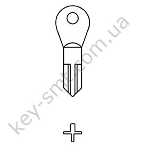 Крест почта (силумин) ИДЕКС