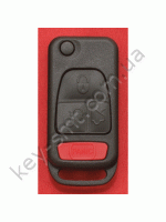 MERCEDES Корпус выкидного ключа HU39 3 кн. PANIK (01.02.03/09/12) (77834)i